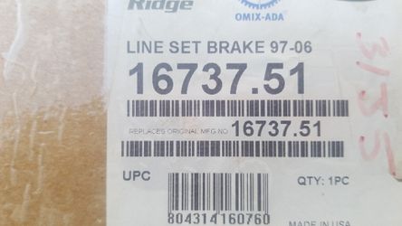 97-06 Jeep Wrangler brake line kit