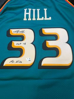 2026 Fanatics Grant Hill signed & inscription court jersey