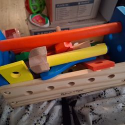 Melissa & Doug Wooden Toolbox Toy