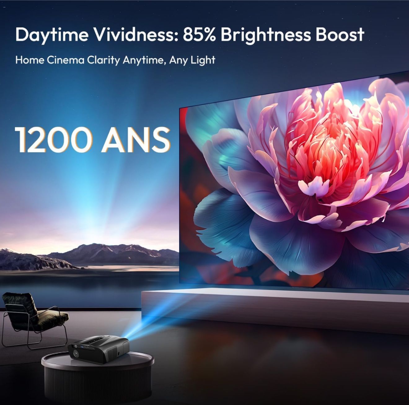 4k Smart Projector