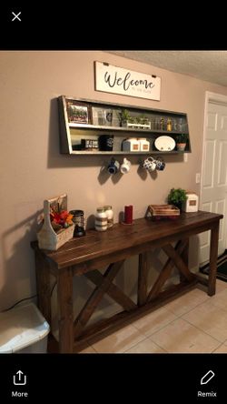 Beautiful Farmhouse console table