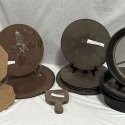 Kiln Pottery Bats & Glaze Sieves Lot Wheel  Mixed Sizes