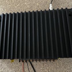 Old School Car Amplifier 80s 90s vintage Amp Rockwood Force 1 series 4channel Amplifier 200watts perfect for doors speakers 