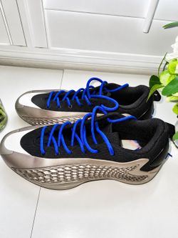 Adidas AE 1 Low Basketball Shoes Metallic Black Blue Men’s