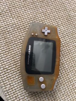 Nintendo Game Boy Advance Transparent Orange