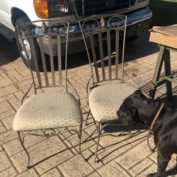 Pair Of Heavy Chairs 