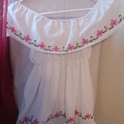 Girls- Vestido Traditional Mexicano/Embroidery Dress