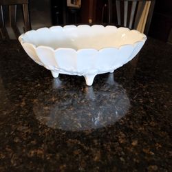 Milk Glass Bowl