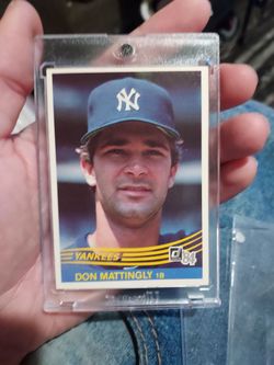 1984 Donruss Don Mattingly Rookie Card Yankees