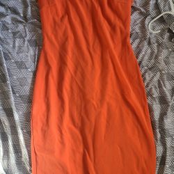 Tangerine Orange Formal Dress
