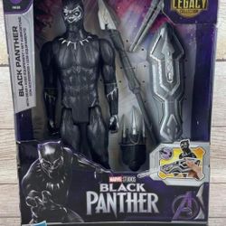 Marvel Avengers Black Panther Deluxe Blast Gear Action Figure Hasbro 12" NEW