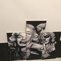 Marilyn Monroe Framed Canvas Wall Art