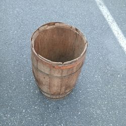 Small Wood Barrel