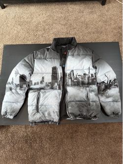 NWT Cookies SF “Chicago Skyline” Cordura Down Puffer Jacket - Men’s XL