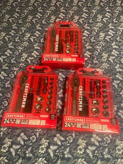 Craftsman 24-Piece Mechanics Tool Set, $25 each set, price is firm!