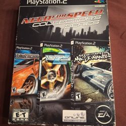Playstation 2 - Need For Speed Collector's Series Games
