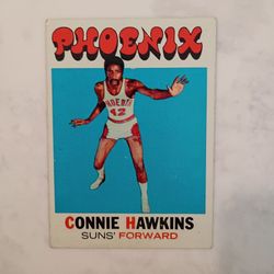 Vintage Connie Hawkins Basketball Card