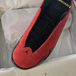RETRO JORDAN 14 "RED FERRARI" COLORWAY