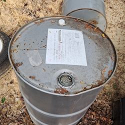 Remove top. From to make burn barrels