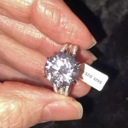 New Simulated Diamond Ring Travel ring- By Maxine-see ALL PICTURES