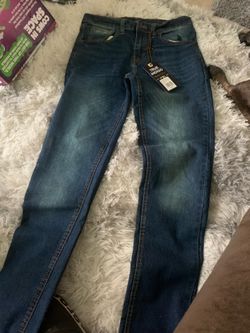 New with tags dark blue straight leg girls size 16