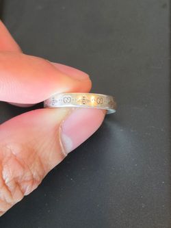 Gucci Sterling Silver Ring – Size 15 (Approx. US Size 7)
