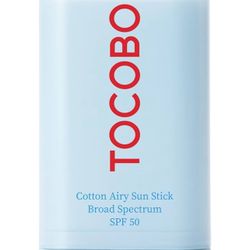 Cotton Airy Sun Stick SPF 50 Broad Spectrum Korean Matte Sunscreen Stick for Face - Brand New