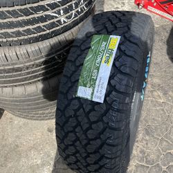 4 Brand New Tires 265/70/17 All Teraain TBB Tires Installed and Balanced/ Instaladas Y balanceadas