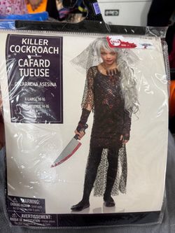 Killer Cockroach Girls Halloween Costume XL 14-16