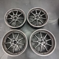 Enkei Wheels 17 18 Stagger Set
