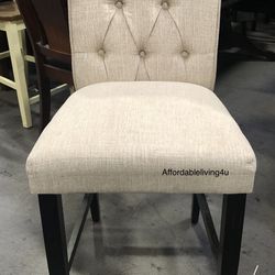 Beige Counter Ht Chairs Set Of 2 Brand New In Box