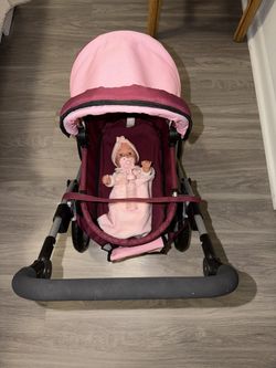 Girl Toy Baby Doll Stroller Set 
