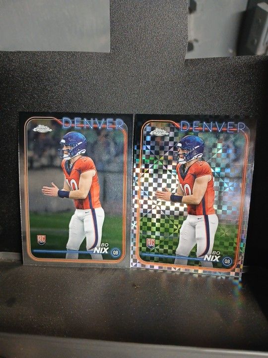 1014 Topps Chrome Bo Nix RC
