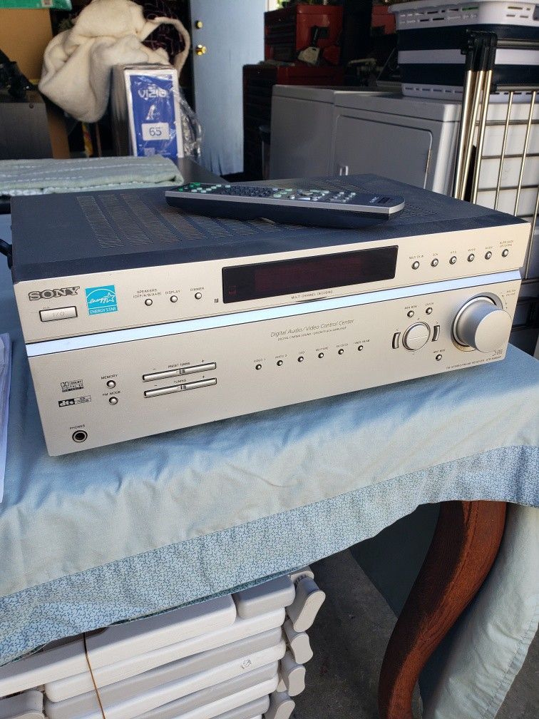 Sony Stereo Receiver With Remote Control