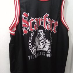 Scarface The World Is Yours Basketball Jersey Size 3XL 