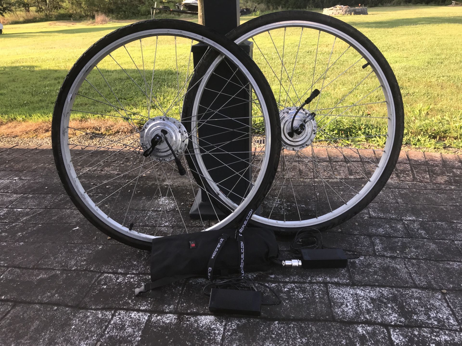 2 OF HILLTOPPER ELECTRIC BICYCLE KITS. CONVERT YOUR 29” / 700c. BICYCLE