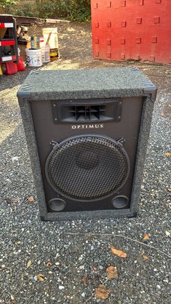 Optimus 15” PA speakers