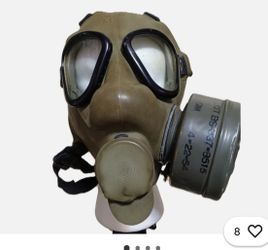 GAS MASK 1954 US ARMY MILITARY FIELD GEAR 