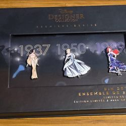 Disney Pin Set - Designer Collection Princesses 