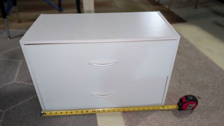 2 drawer Wood storage