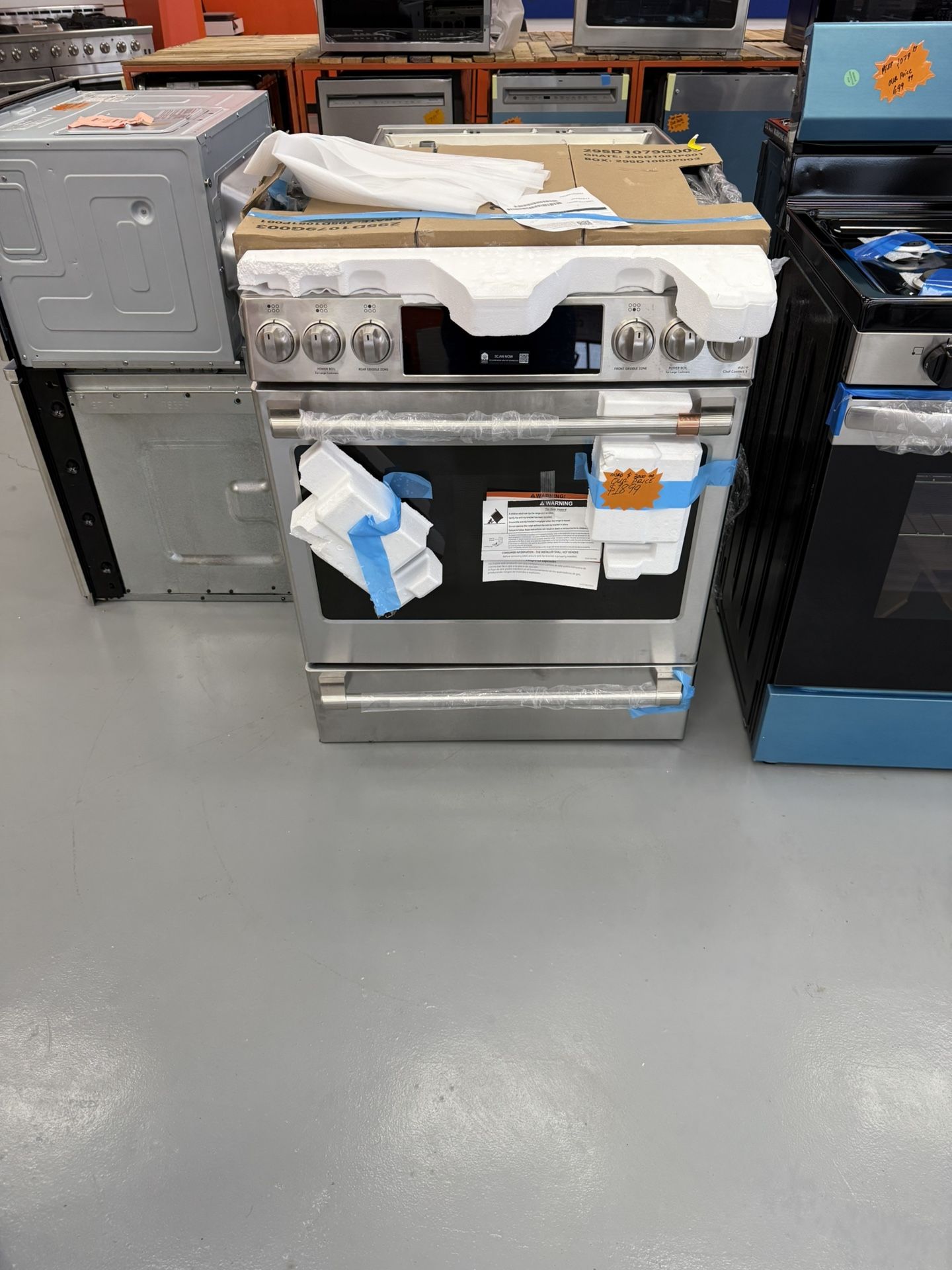 GE CAFE GAS SLIDE IN