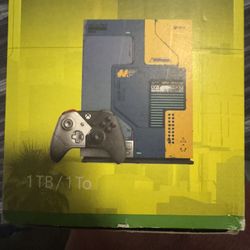 Limited Edition Cyberpunk Xbox One X W/ 2 TB Limited Edition SSD