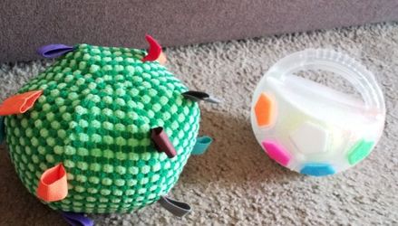 RATTLE TOYS OPENED BOX/NEVER USED