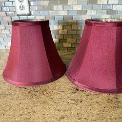 2 small lampshades