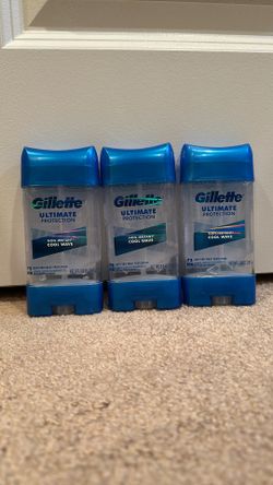 Gillette clear gel deodorant 3.8 oz: $4 each