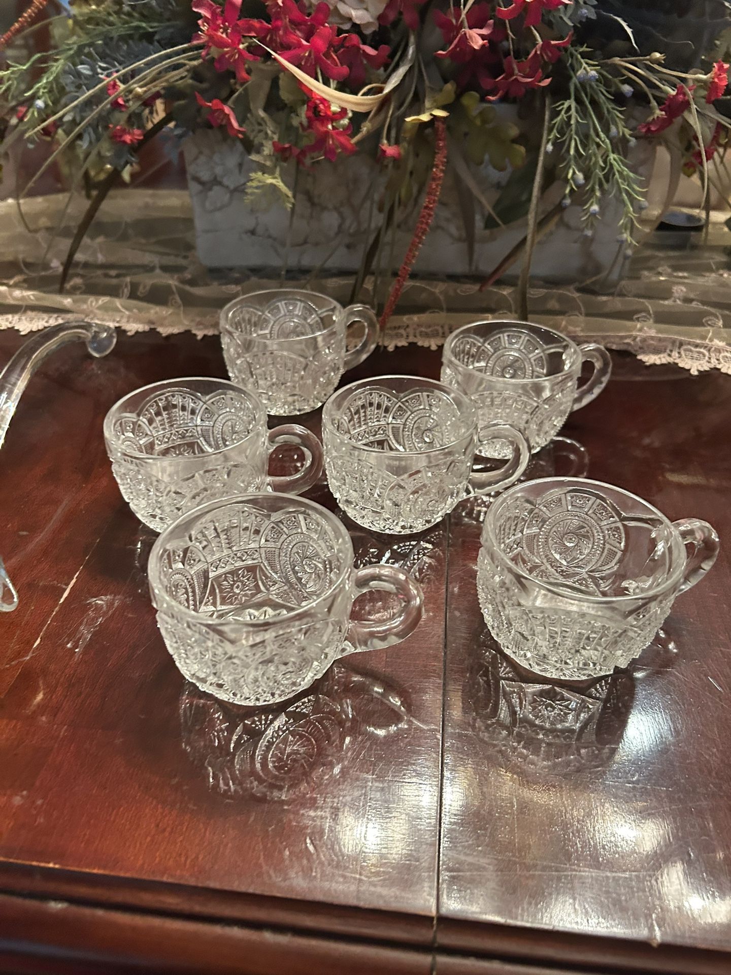 Imperial Glass Broken Arches Punch bowl