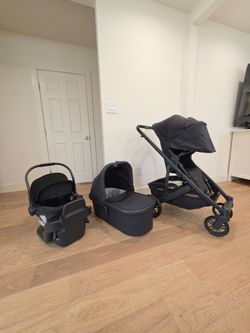 Uppababy Cruz v2 + uppababy  aria + bassinet  full set travel system