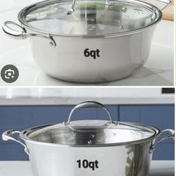 Princess house 6qts y 10 qts