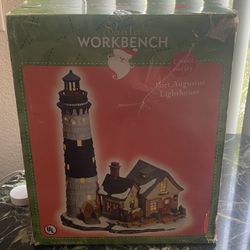 Santa's Workbench Collection Fort Augustus Lighthouse Lighted Illuminated