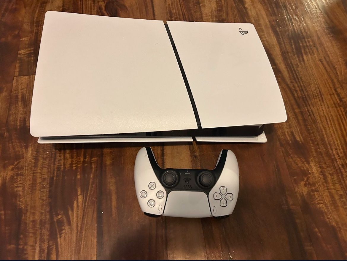 Playstation 5 console with accessories